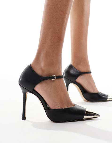 ALDO – Mysha – Absatzschuhe aus schwarzem Leder mit Zehenkappe  - view 1
