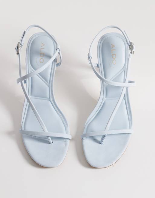 Aldo - Nallia - Sandalen met hak en bandjes in blauw, 2 van 4