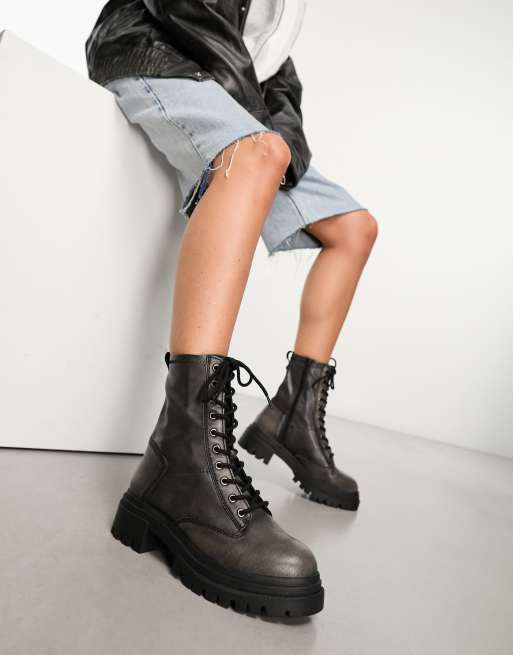 Asos lace up store ankle boots