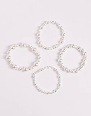 Aldo Natacha 4-pack Bracelets In White
