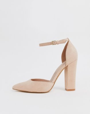 ankle strap shoes block heel