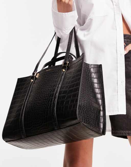 Ninetonine Black Women's Tote & Satchel bags