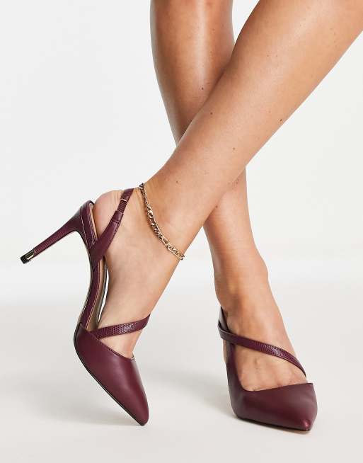 Aldo sales burgundy heels