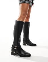【追跡あり!】ALDO 新作！Ocynwan-wc 乗馬ブーツ Cognac/Black ALDO Ocynwan riding knee boots in cognac leather | ASOS