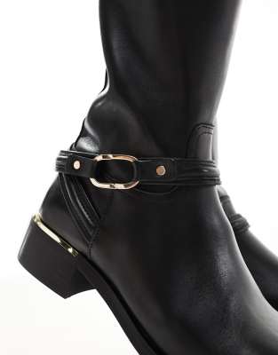 Aldo Ocynwan Riding Knee Boots In Black