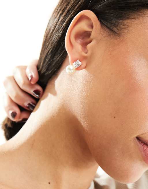 ALDO – Ohrstecker mit Perle und Strass 