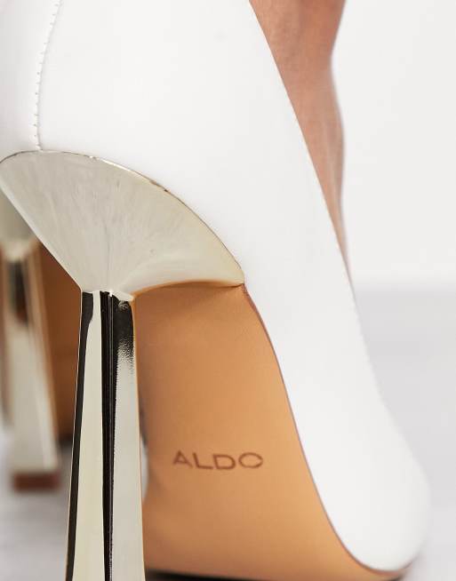 Aldo shoes shop white heels