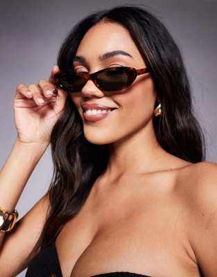 Aldo Panama Slim Rectangle Sunglasses