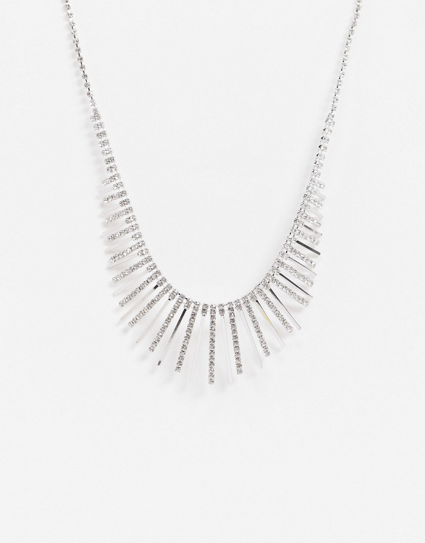 ALDO Perwani statement necklace-Silver