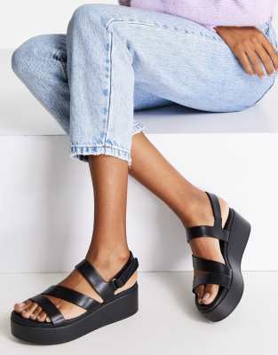 ALDO Perwell flatform sandals in black