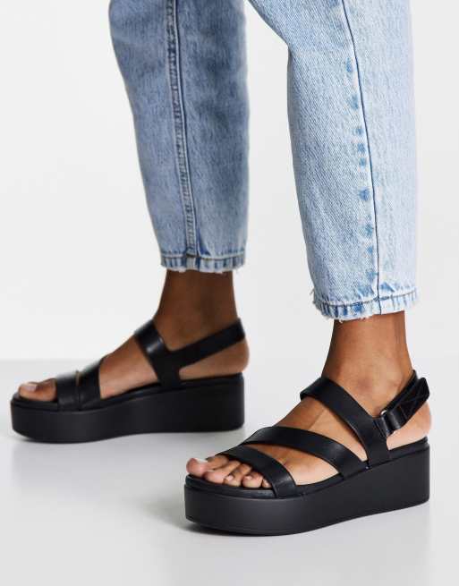 ALDO Perwell flatform sandals in black