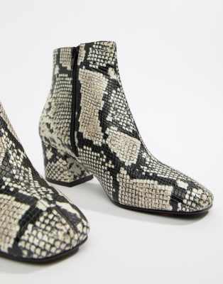 bottines imprime serpent