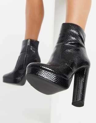 aldo patent boots