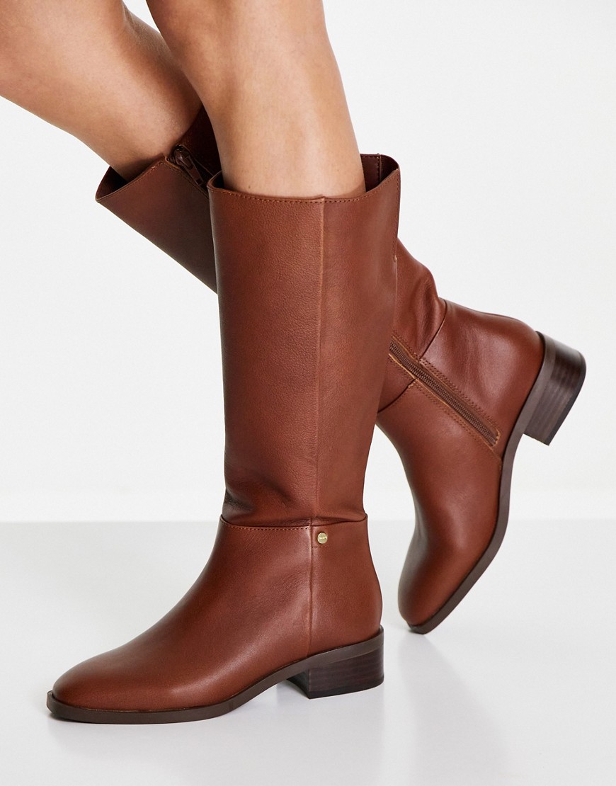 aldo pralendra knee high boots in chocolate brown