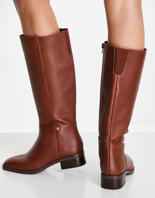 Aldo brown on sale knee high boots