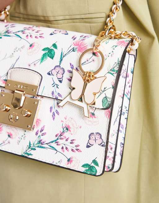 ALDO Priair cross body bag in white floral