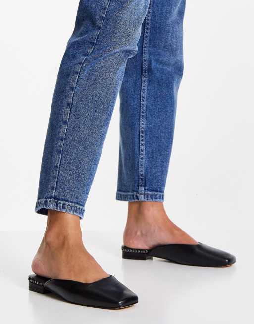 Aldo hot sale black mules