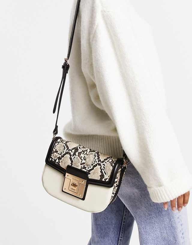 ALDO Qerramas crossbody bag in neutral snake