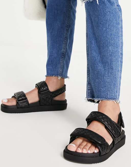 Quilted sandal best sale