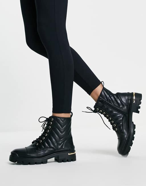 Aldo black lace up on sale boots