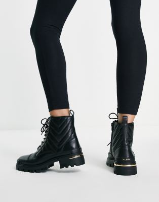 aldo quilted boots