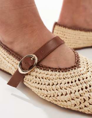 Aldo Quincey Mary Jane Shoes In Brown