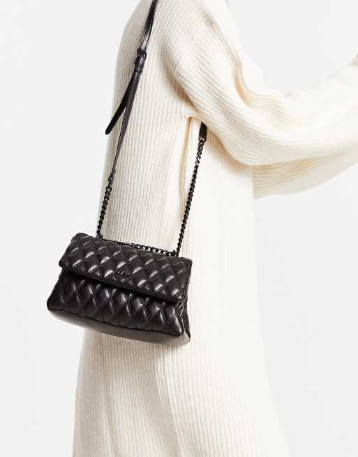 ALDO Ralissi quilted crossbody bag in black