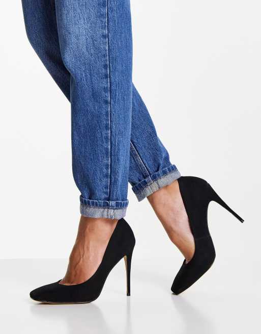 ALDO Ralivia heeled court shoes in black