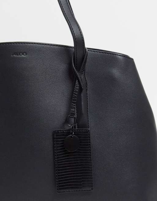 Structured Tote in Black