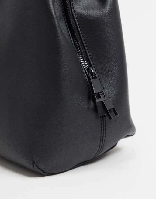 Structured Tote in Black