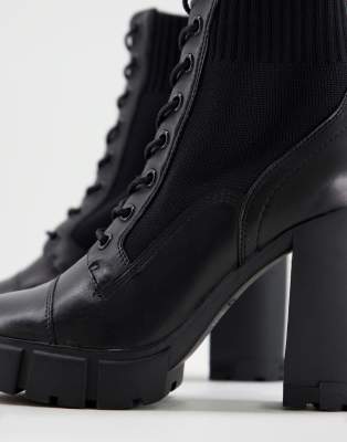 Aldo Rebel Heeled Ankle Boots In Black