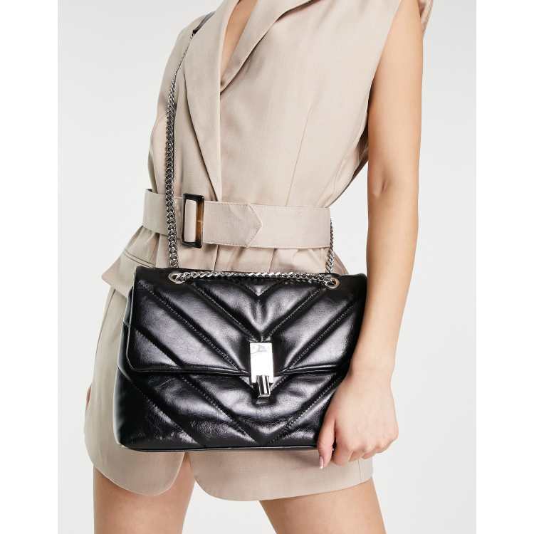 TIAASTAP Puffer Tote Bag da donna trapuntata, grande borsa shopper a tracolla con chiusura lampo, in nylon, borsa trapuntata da spiaggia, borsa da viaggio, borsa fasciatoio, cachi