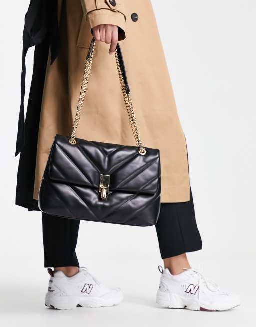 ALDO - Rhiladia - Grote gewatteerde crossbody tas in zwart, 2 van 4