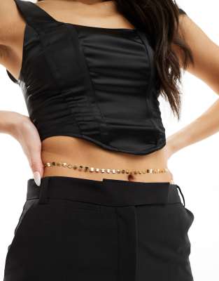 ALDO ALDO Rhos stainless steel belly chain in gold