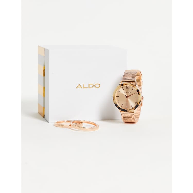 Aldo hot sale gold watch