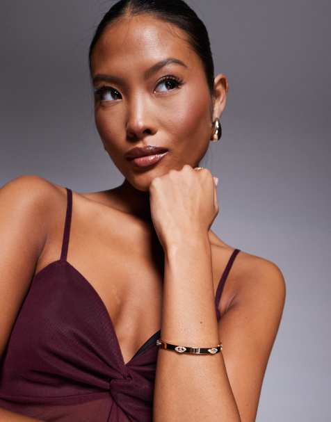 ALDO – Safelove – Armreif in Gold mit „bösem Blick“-Design - view 1