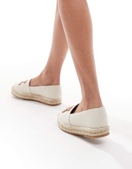 ALDO Santaclara espadrilles in natural ASOS