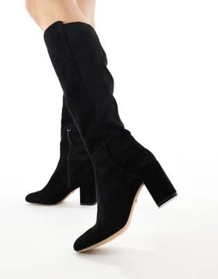 Aldo Satori Block Heel Knee Boots In Black