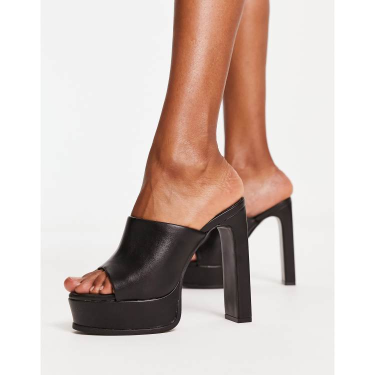 Aldo heeled hot sale mules