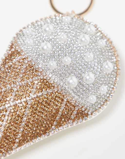 ALDO Scoops ice cream bag charm in gold