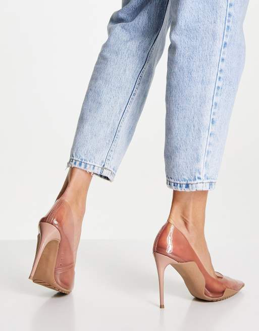 Aldo shoes store clear heels