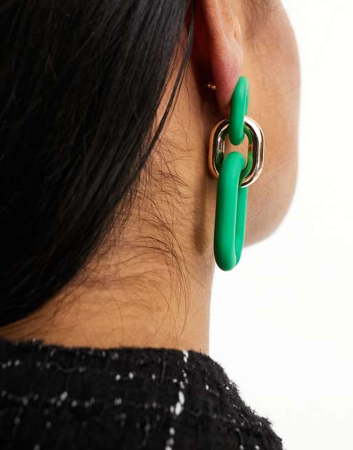 Aldo green earrings clearance
