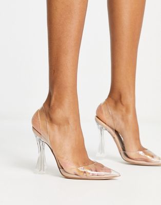 ALDO Solanti heeled shoes in bone - ASOS Price Checker