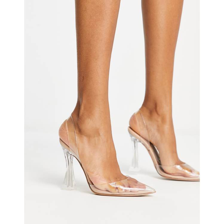 Aldo hot sale transparent heels