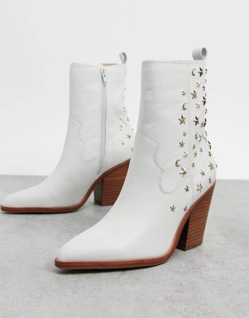 Aldo white cheap cowboy boots