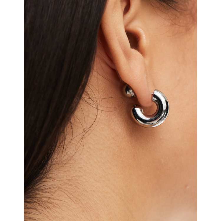 Small Hoop Mens Hoop Earrings With Balls ALDO Stainless Steel