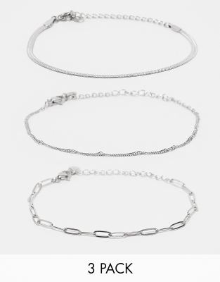 ALDO Silver Elastane Bracelet