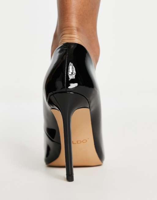 Aldo stessy black patent sale