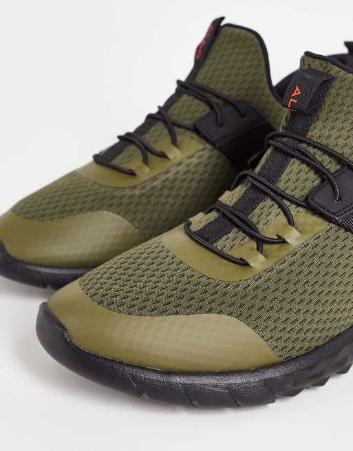 ALDO - Strikkede løbesneakers i kakigrøn, 3 af 4