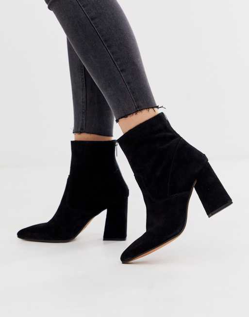 Aldo black 2025 suede ankle boots